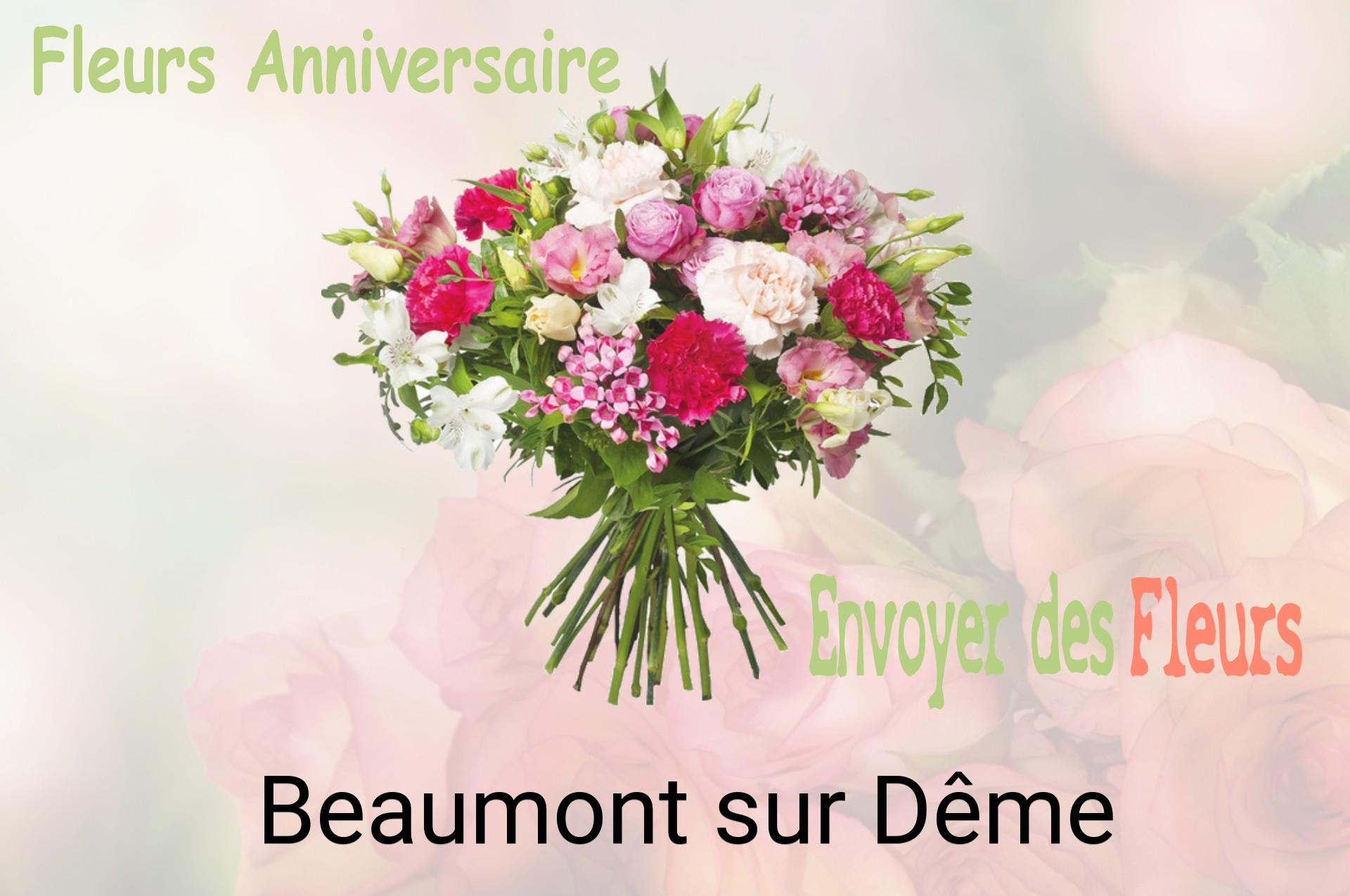 Bouquet de fleurs d’anniversaire livré à Beaumont-sur-Dême