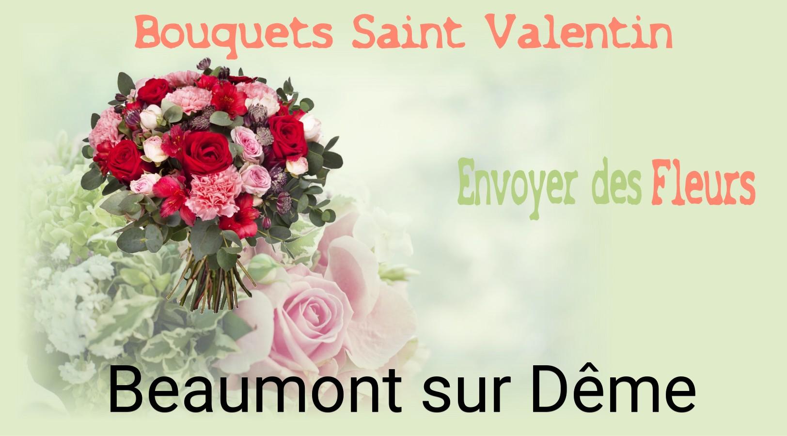 Roses de Saint-Valentin livrées à Beaumont-sur-Dême